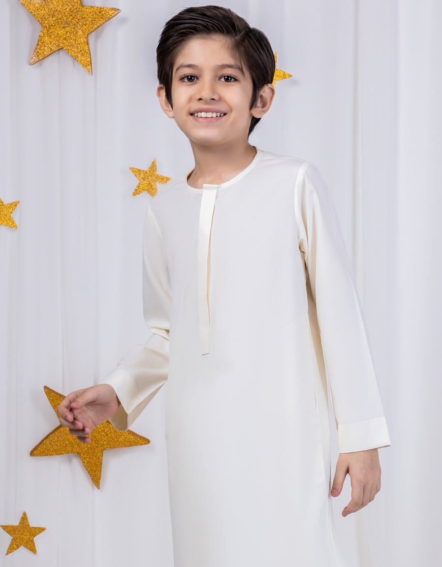 Cream Plain Jubba