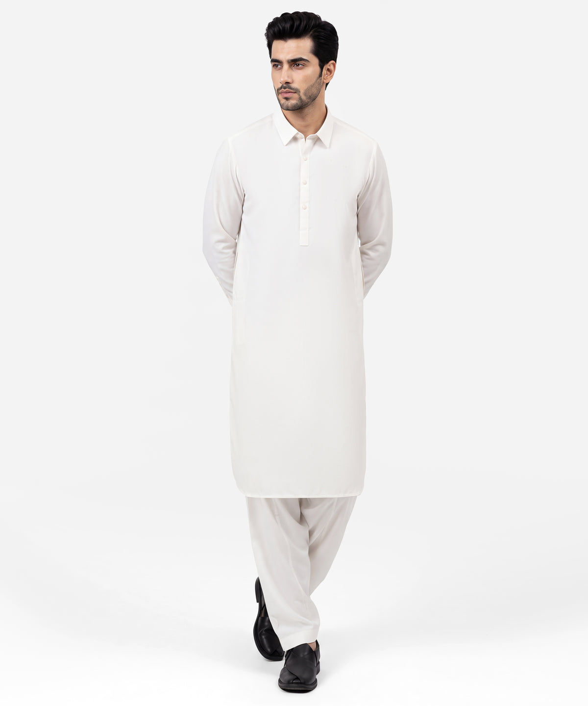White Plain Kameez Shalwar