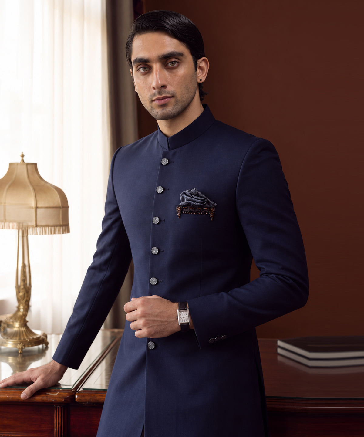 Blue Sherwani