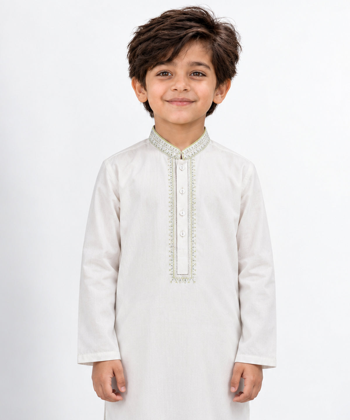 White Formal Ayudia Kameez Shalwar