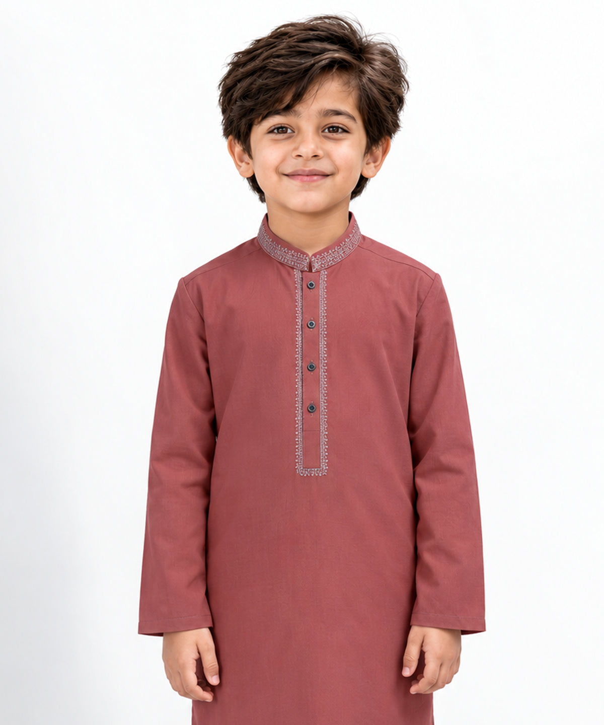 Pink Semi-Formal Kameez Shalwar
