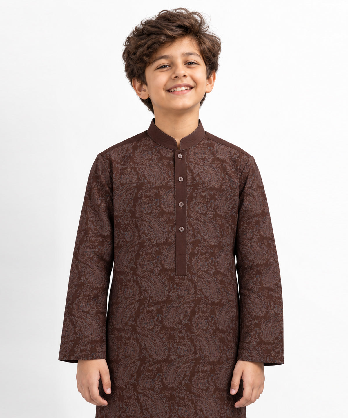 Brown Formal Kurta