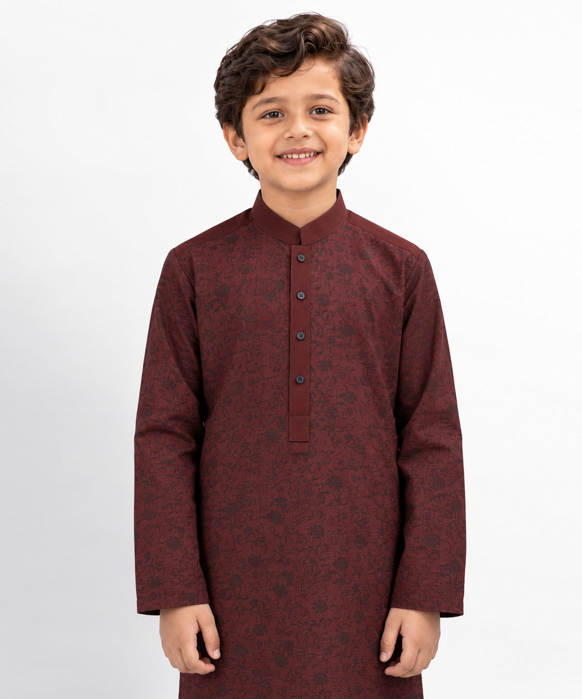 Maroon Formal Kurta