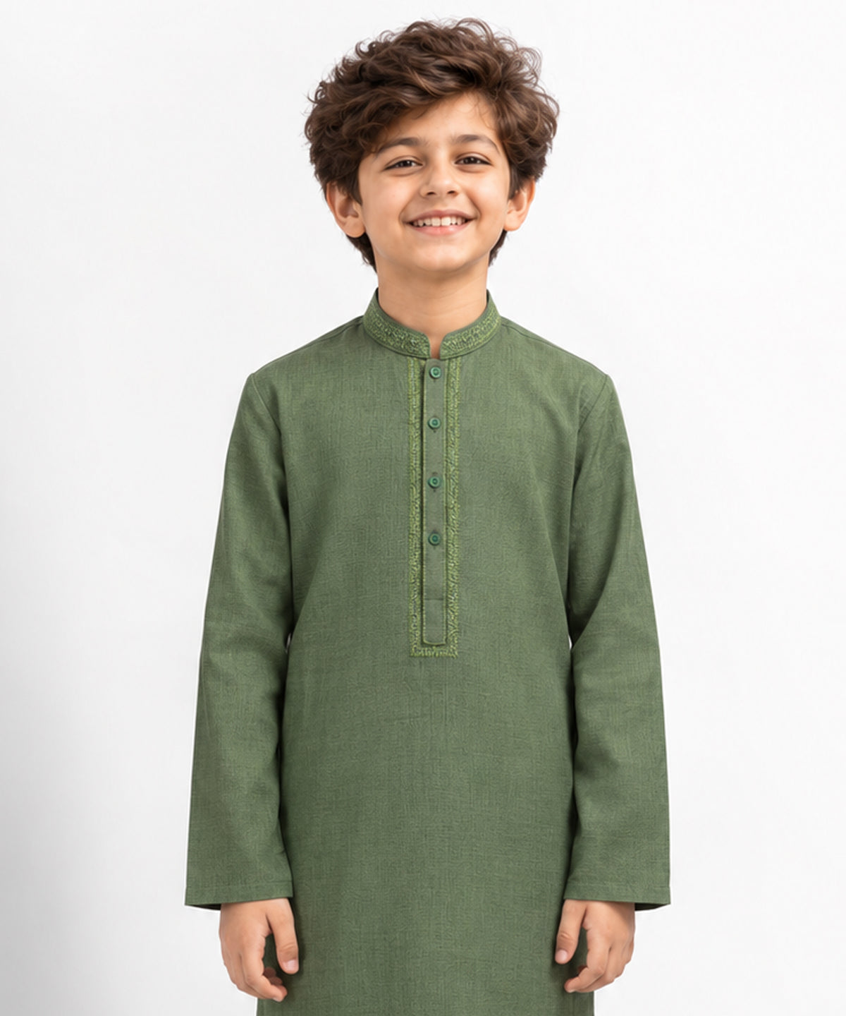 Green Formal Kurta
