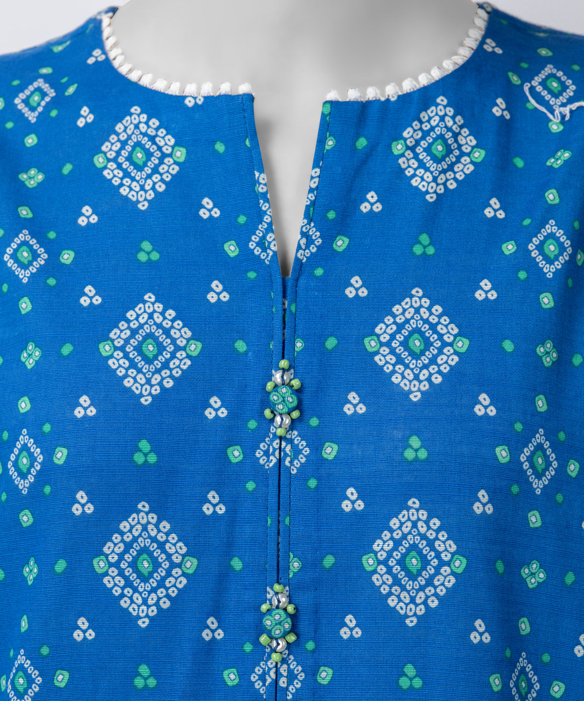 Royal Blue Embroidered Khaddar Slub Unstitched 3Pc