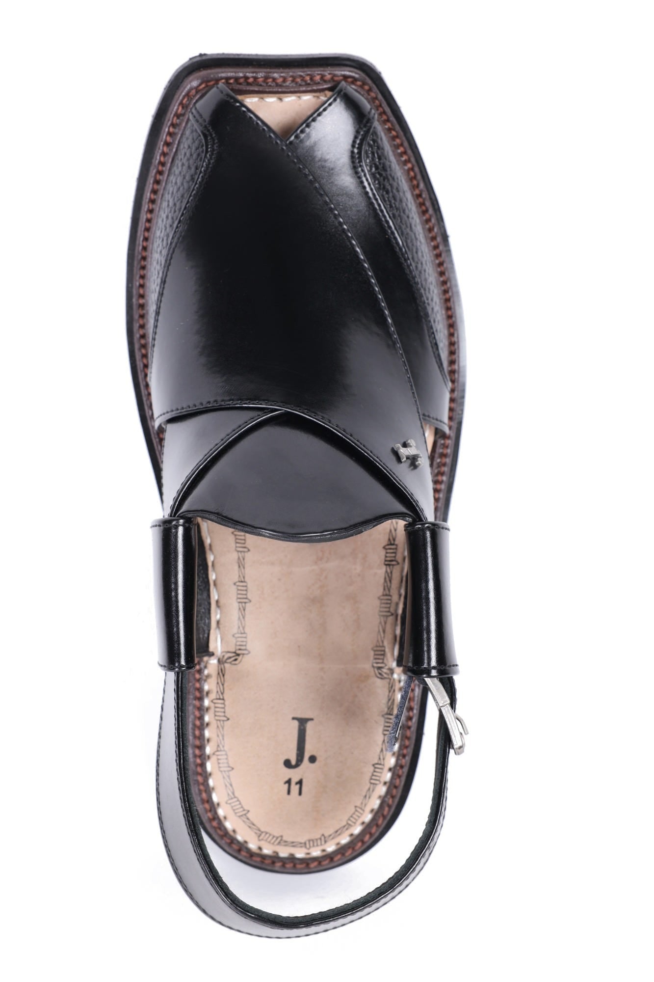 BLACK TRENDY PESHAWARI SANDALS