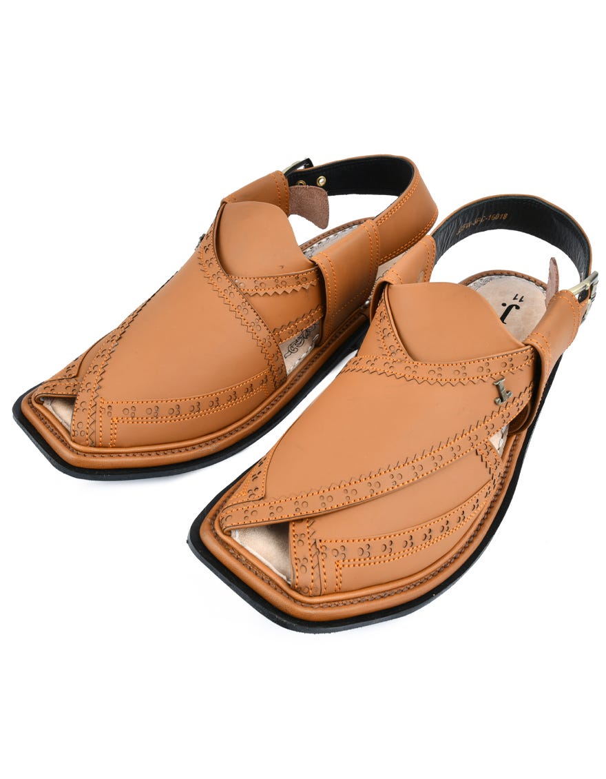 MUSTARD TRENDY PESHAWARI SANDALS