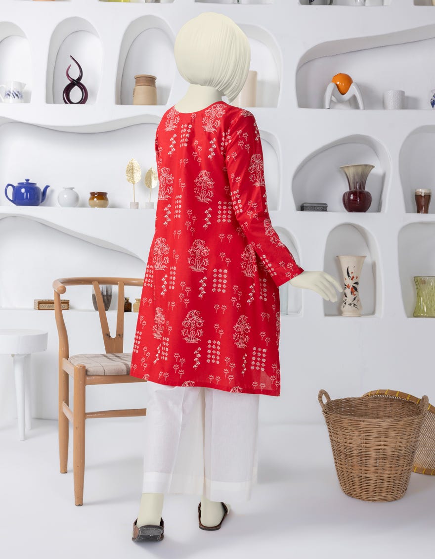 RED LAWN KURTI | JYGK-S-YGKL-168-24
