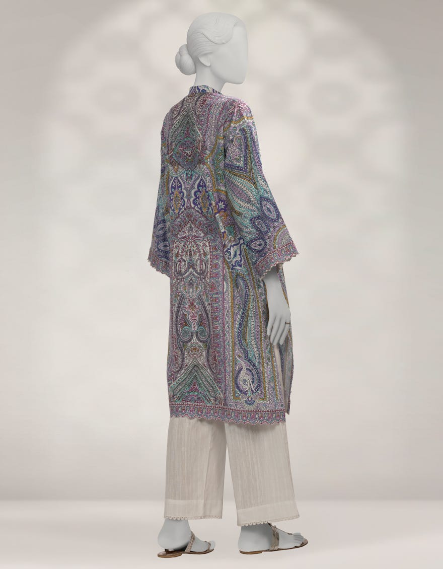 MULTICOLOR KHADDAR UNSTITCHED 2PC