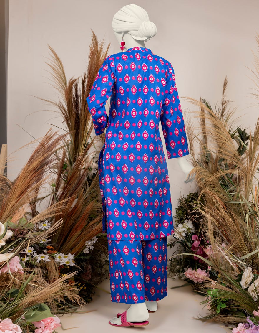 BLUE LIMINAL KURTI | JJLK-S-JPWS-24-3006