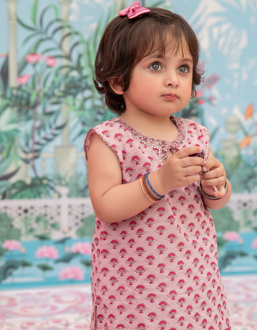PINK LAWN STITCHED 2PC | JGKL-S-JK2-24-5623