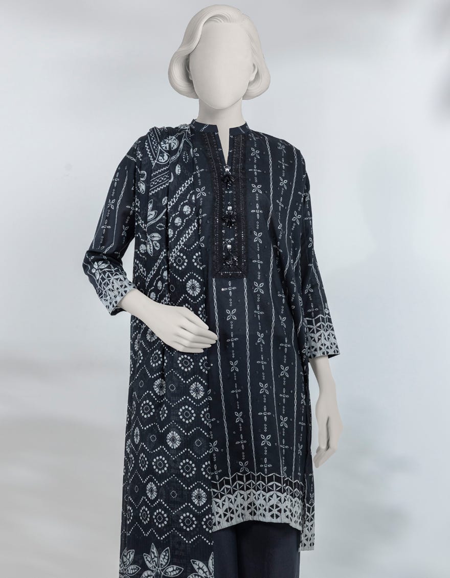 MULTICOLOR LAWN EMBROIDERED UNSTITCHED 3PC