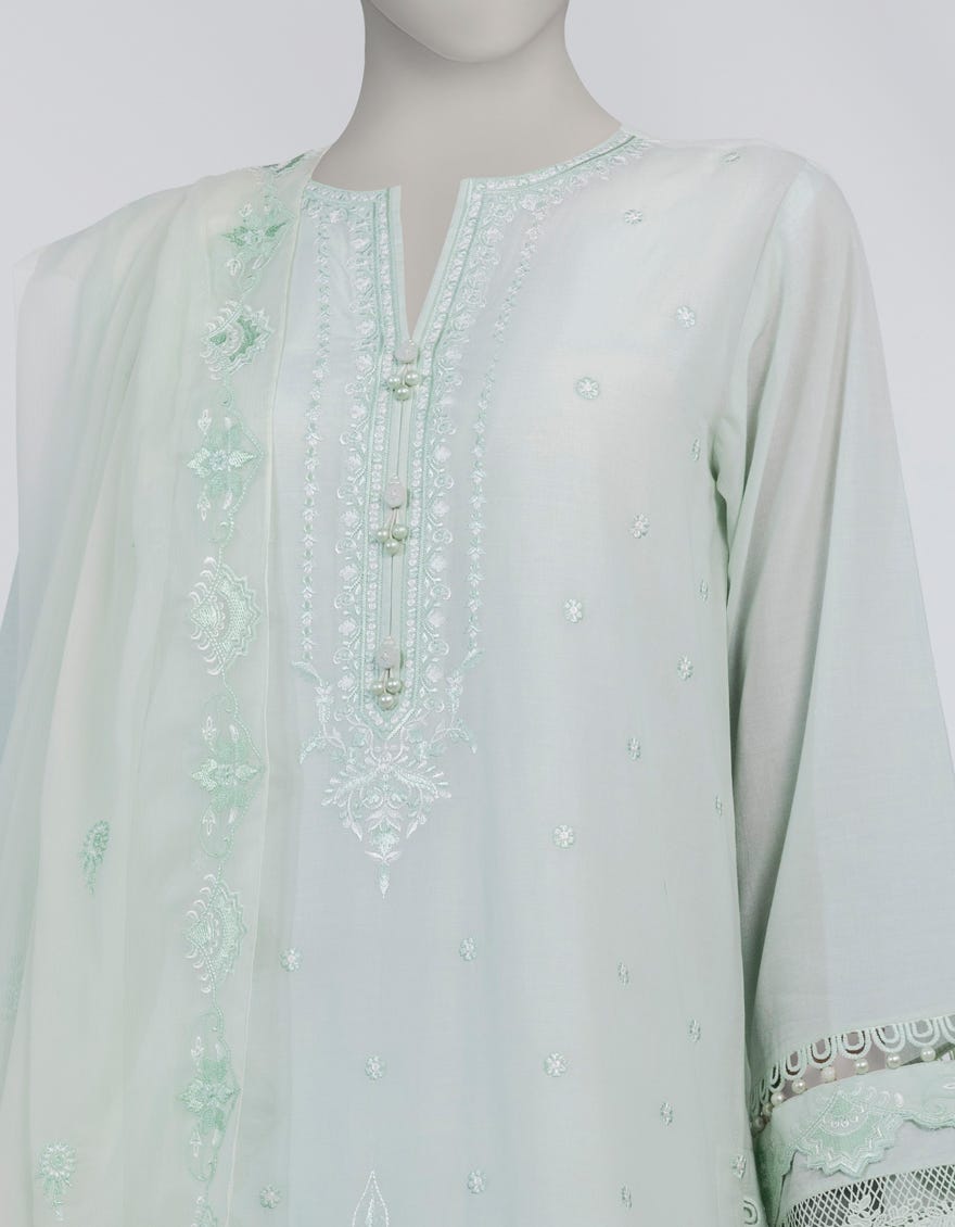 GREEN LAWN EMBROIDERED UNSTITCHED 3PC