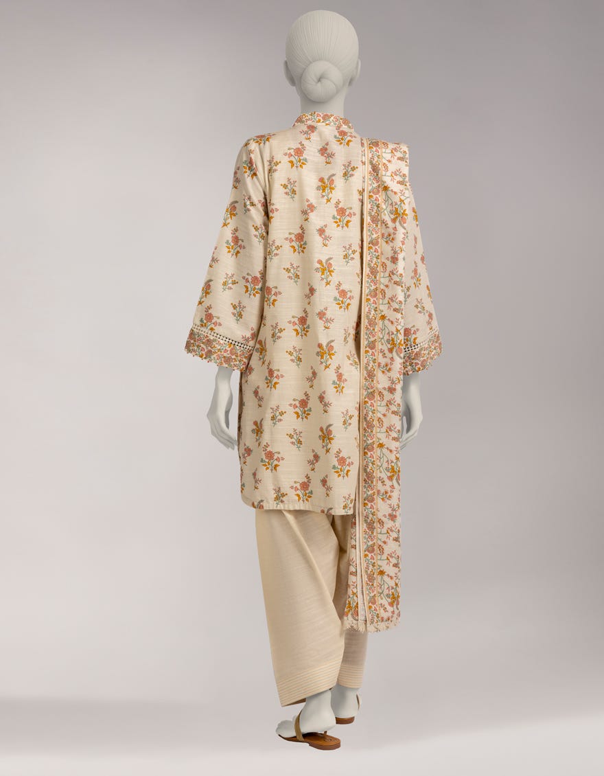 MULTICOLOR KHADDAR PRINTED UNSTITCHED 3PC
