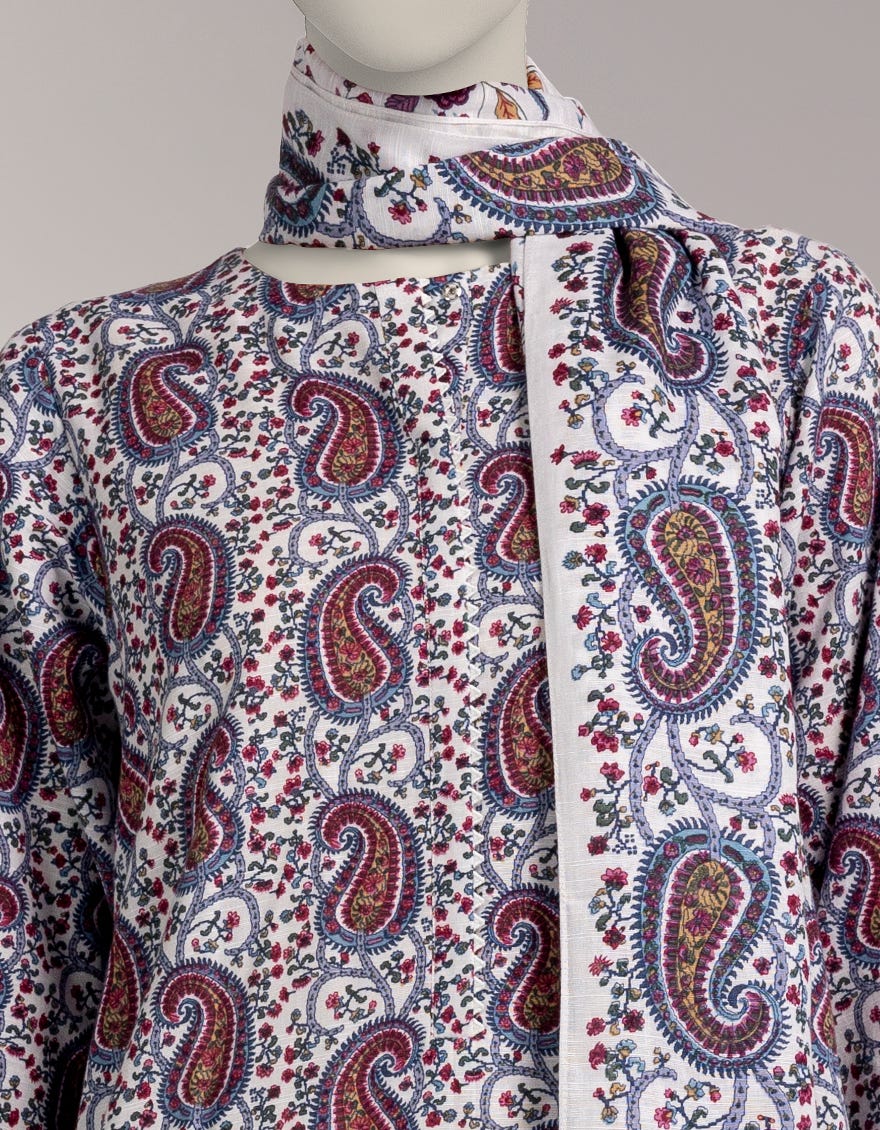 MULTICOLOR KHADDAR PRINTED UNSTITCHED 3PC