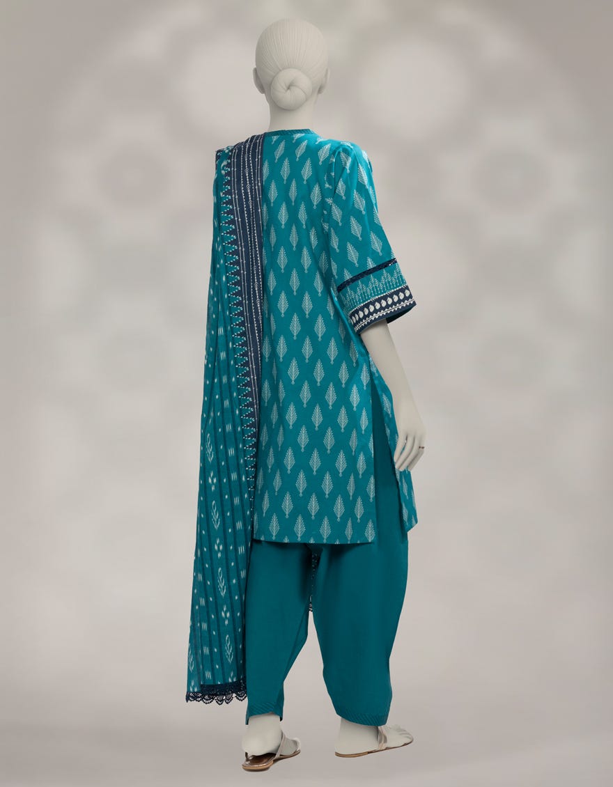 MULTICOLOR CAMBRIC PRINTED UNSTITCHED 3PC