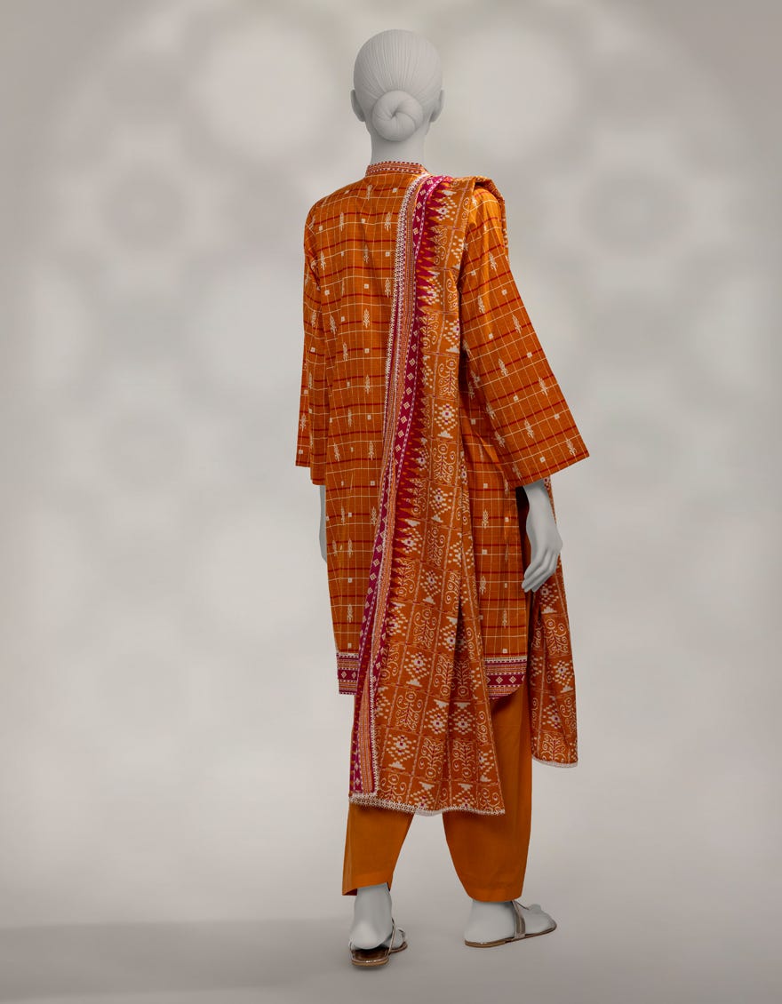 MULTICOLOR CAMBRIC PRINTED UNSTITCHED 3PC
