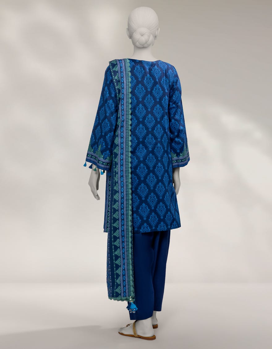 MULTICOLOR CAMBRIC PRINTED UNSTITCHED 3PC