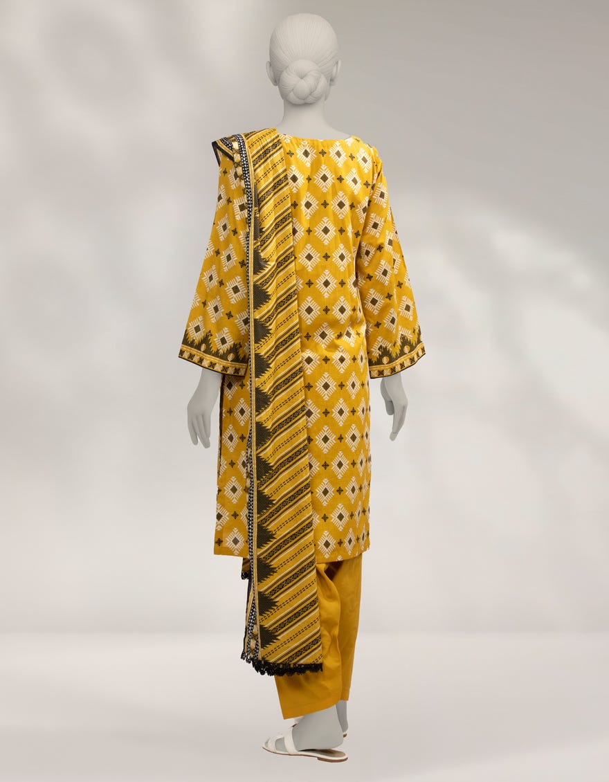 MULTICOLOR CAMBRIC PRINTED UNSTITCHED 3PC