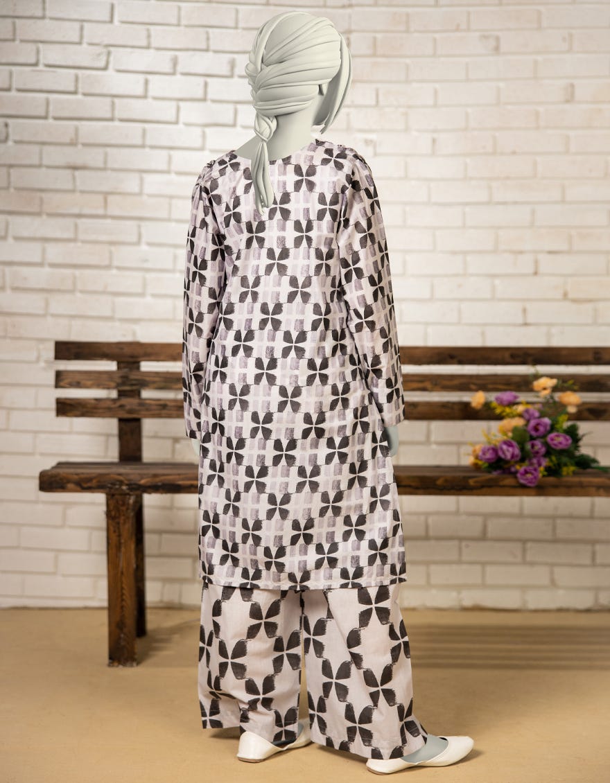MULTICOLOR LAWN PRINTED KURTA