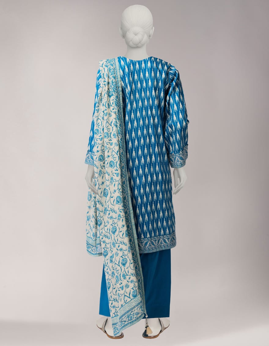 MULTICOLOR CAMBRIC PRINTED UNSTITCHED 3PC