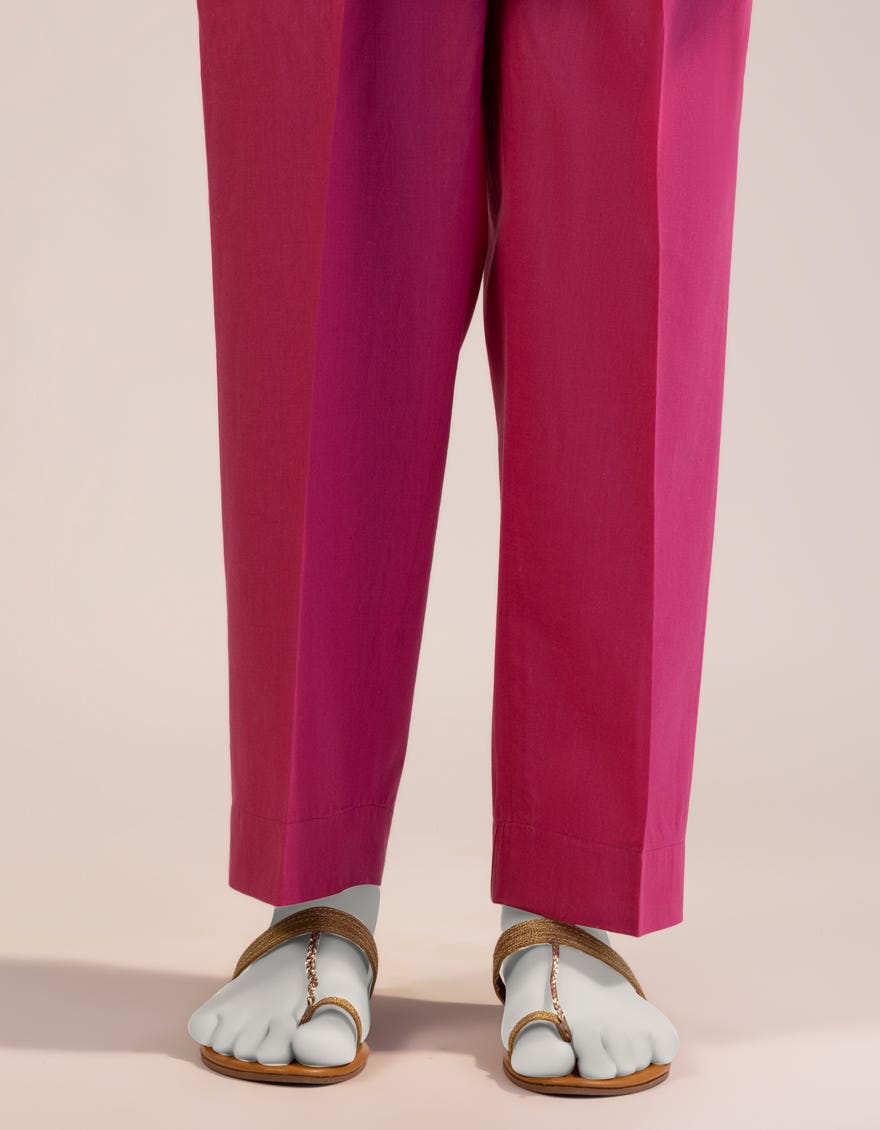 PINK LAWN TROUSERS