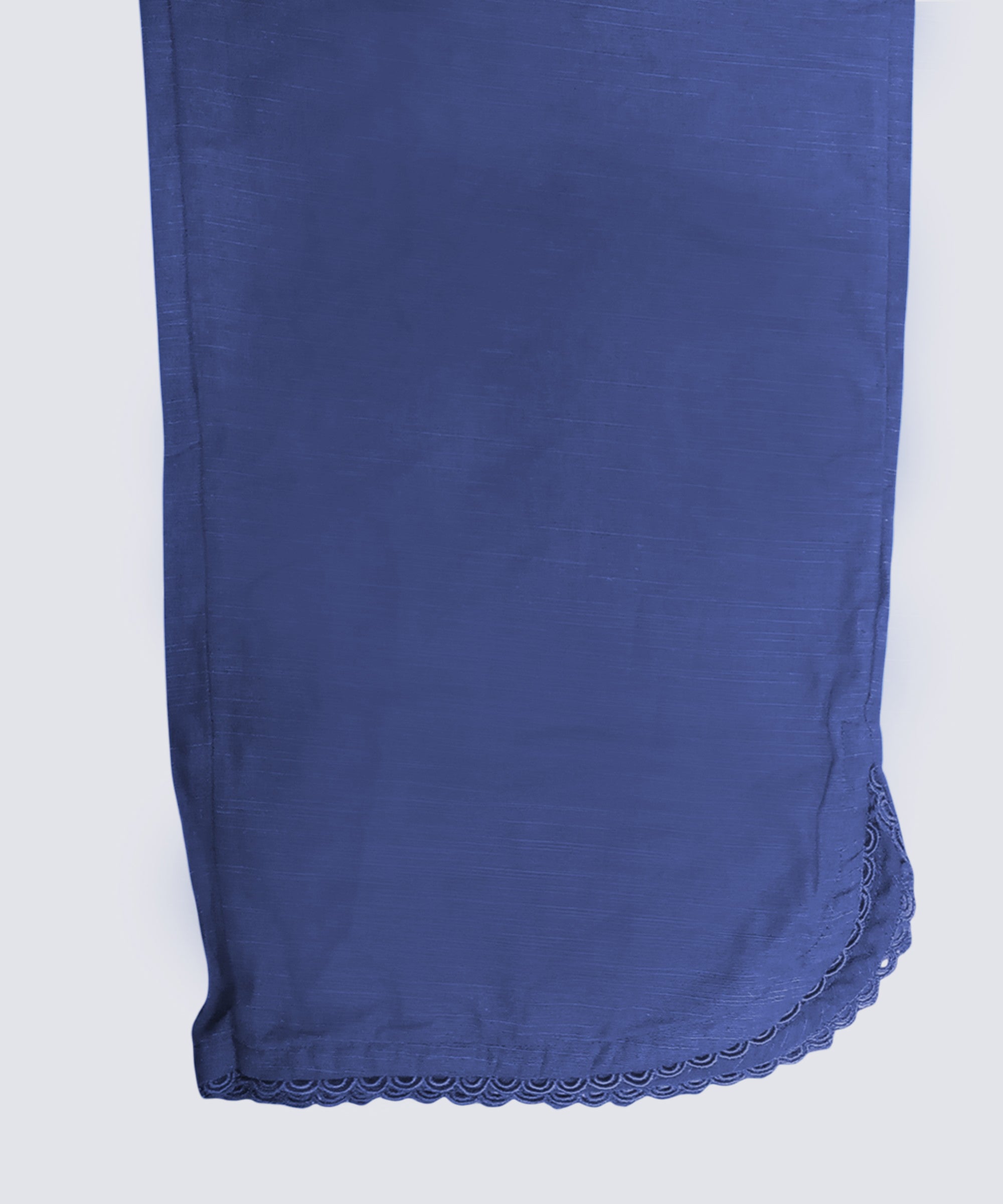BLUE KHADDAR SLUB TROUSERS