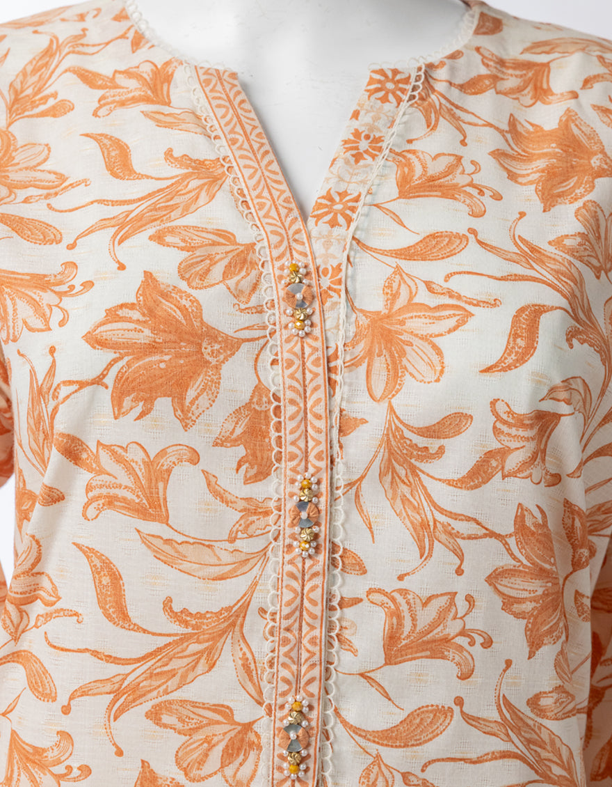 Multicolor Lawn Embroidered Unstitched 3Pc