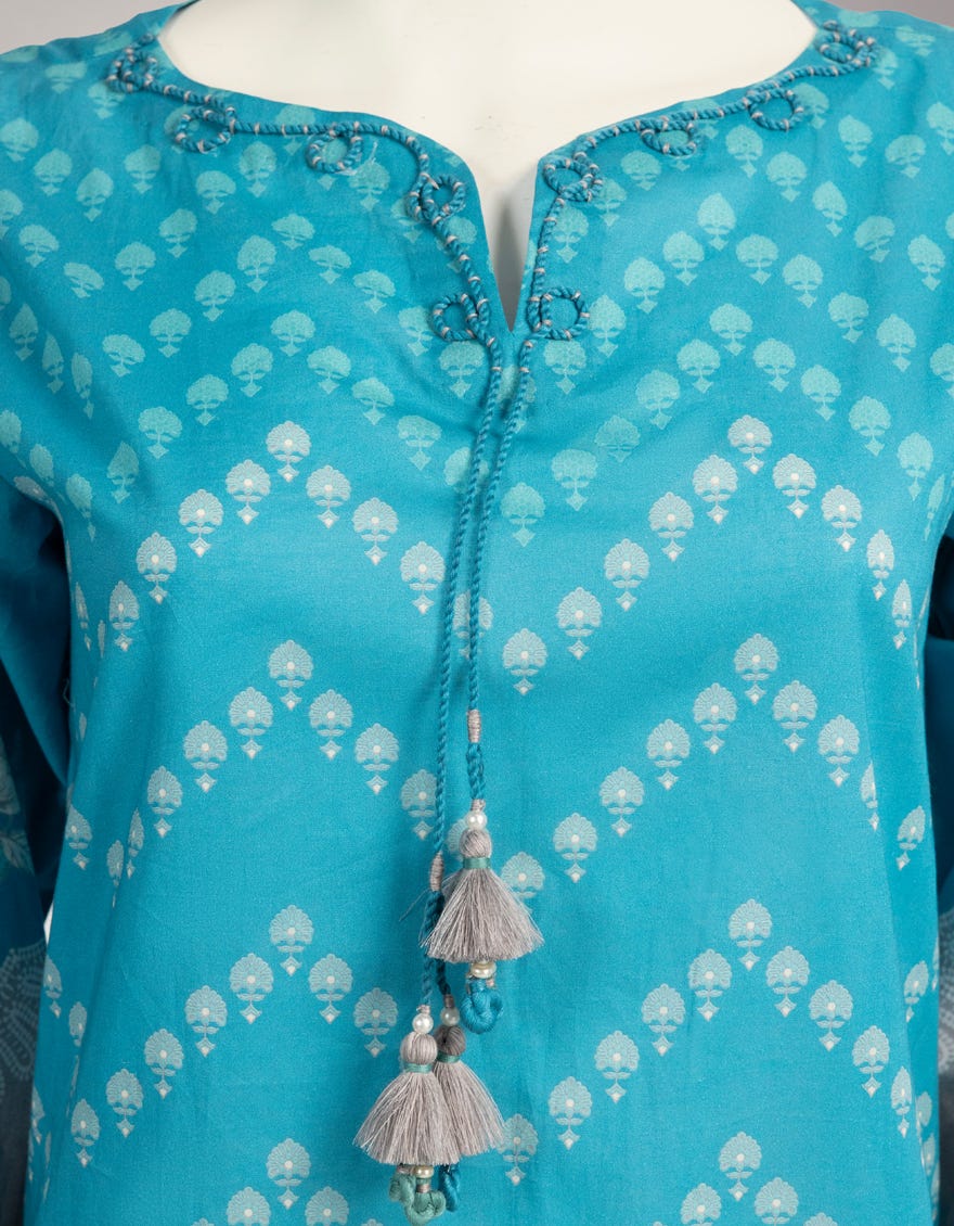 MULTICOLOR LAWN DIGITAL PRINTED UNSTITCHED 2PC