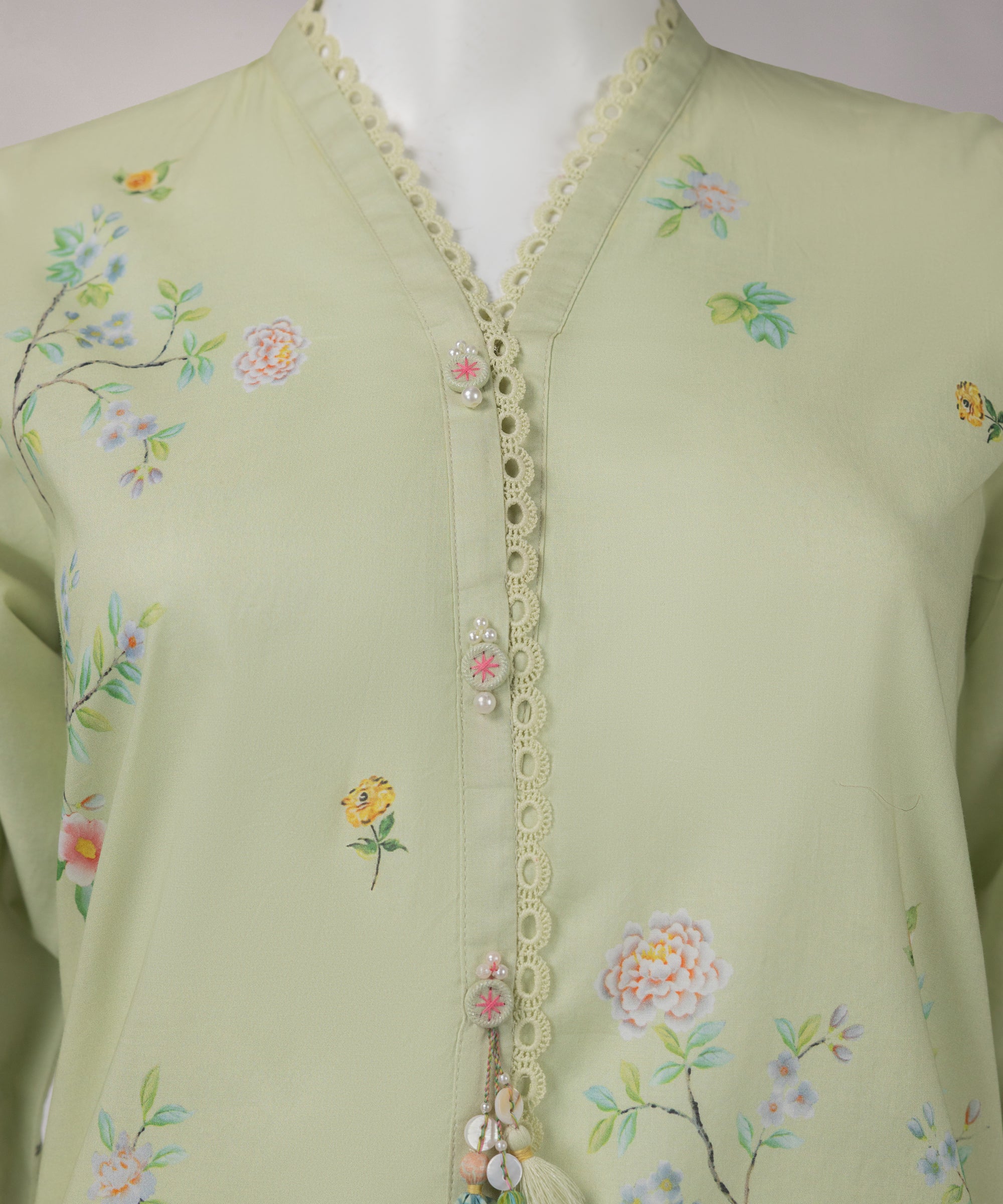 Multicolor Lawn Digital Printed Unstitched 2Pc