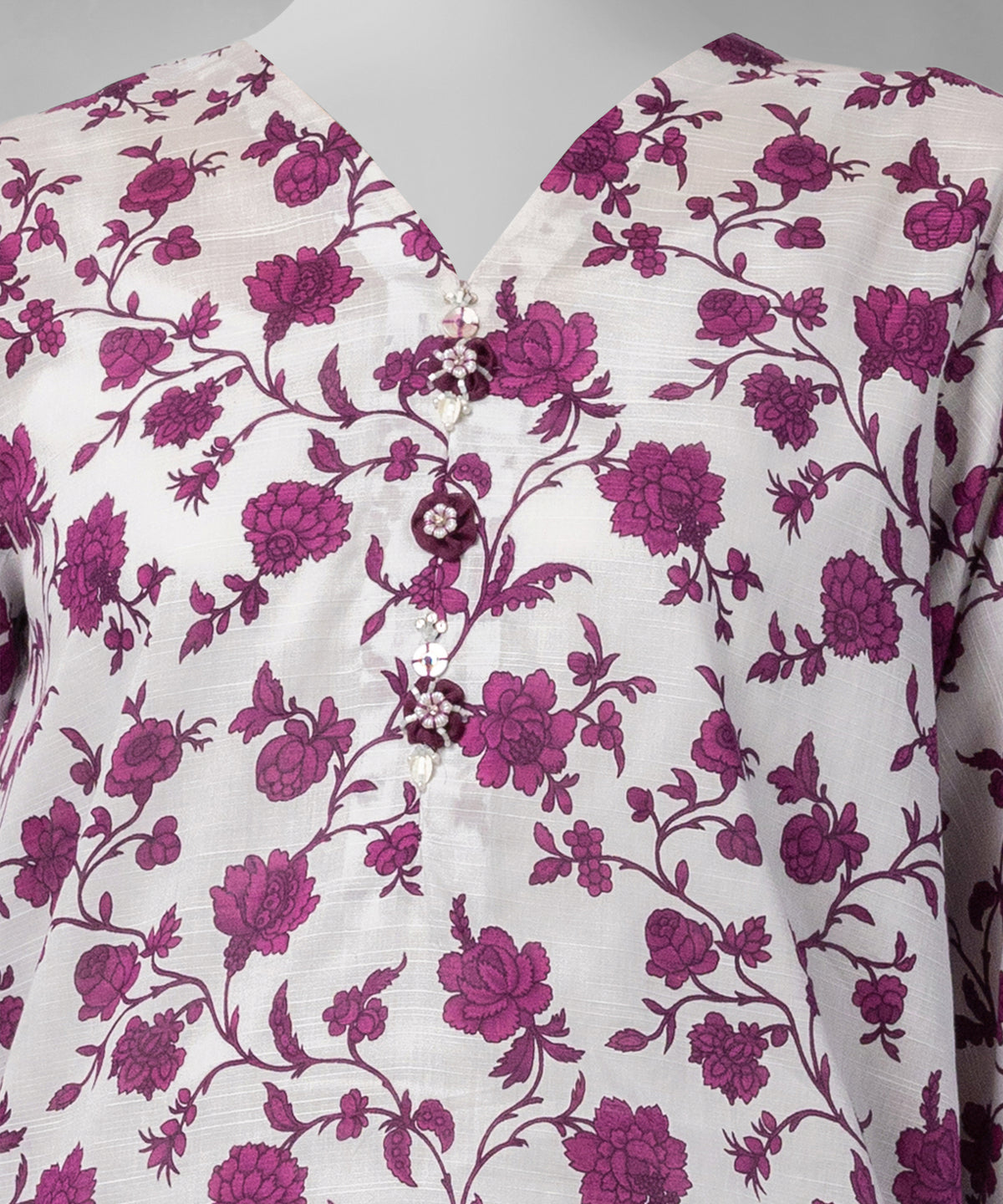Multicolor Printed Slub Lawn Unstitched 2Pc
