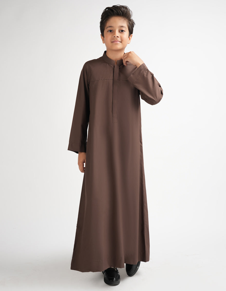 Chocolate Brown Casual Jubba