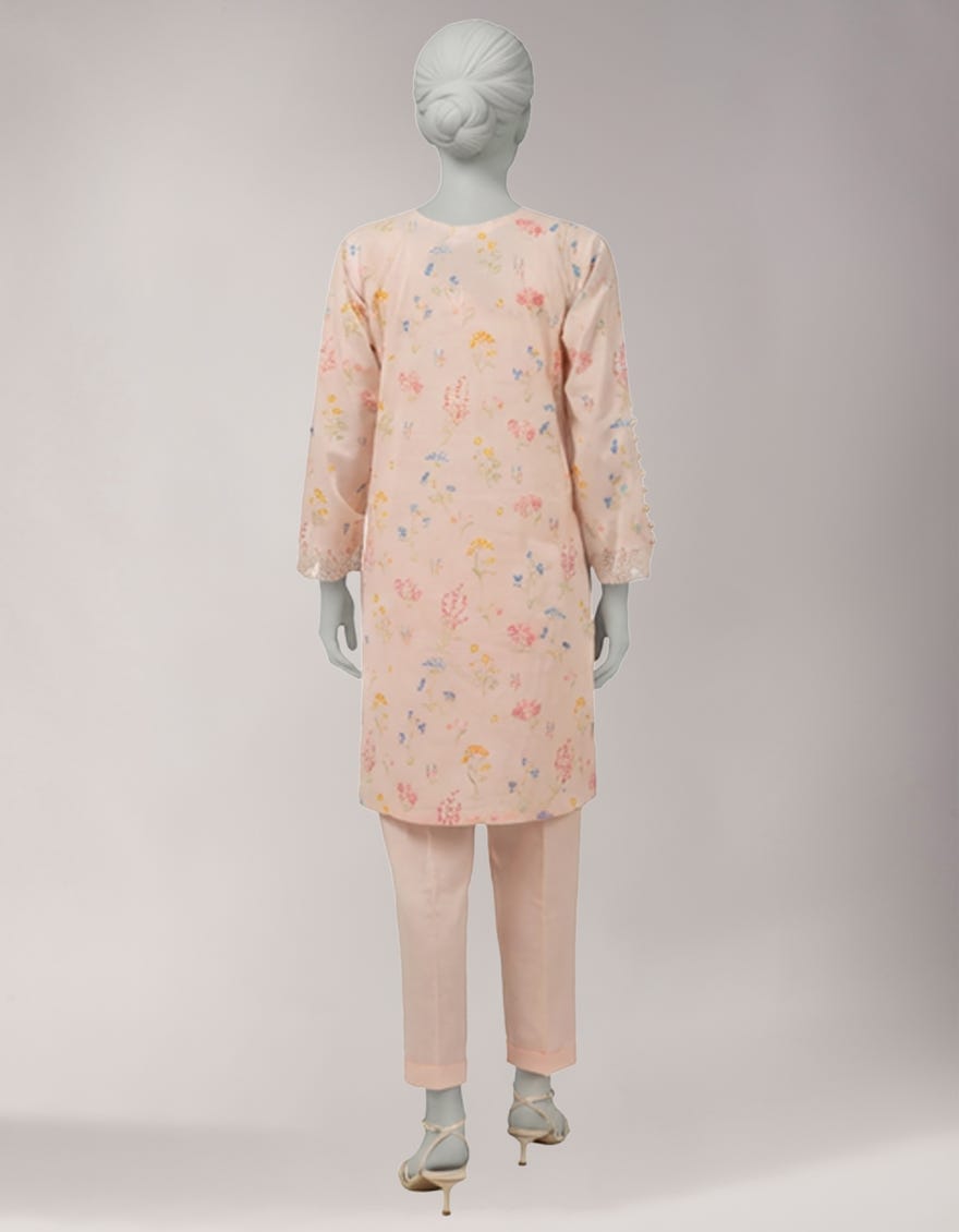 MULTICOLOR LAWN EMBROIDERED UNSTITCHED 2PC