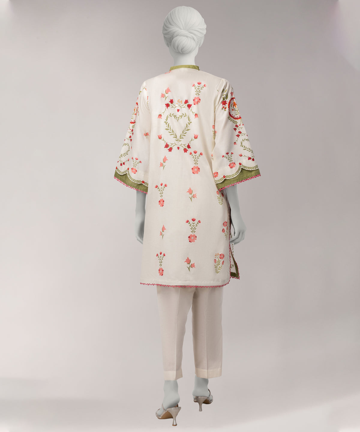 Off White Printed Liminal Unstitched 2Pc