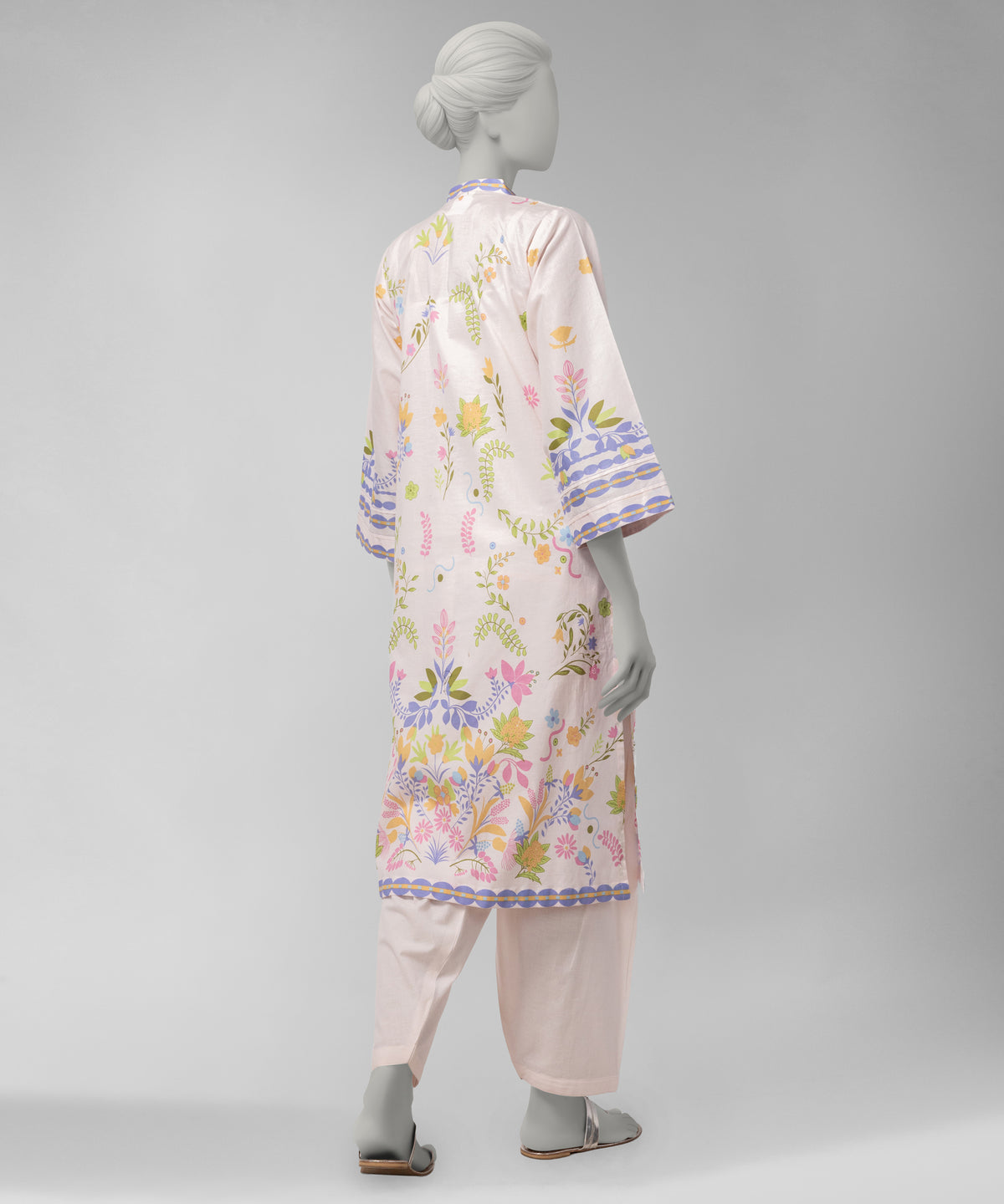 Light Pink Printed Liminal Unstitched 2Pc