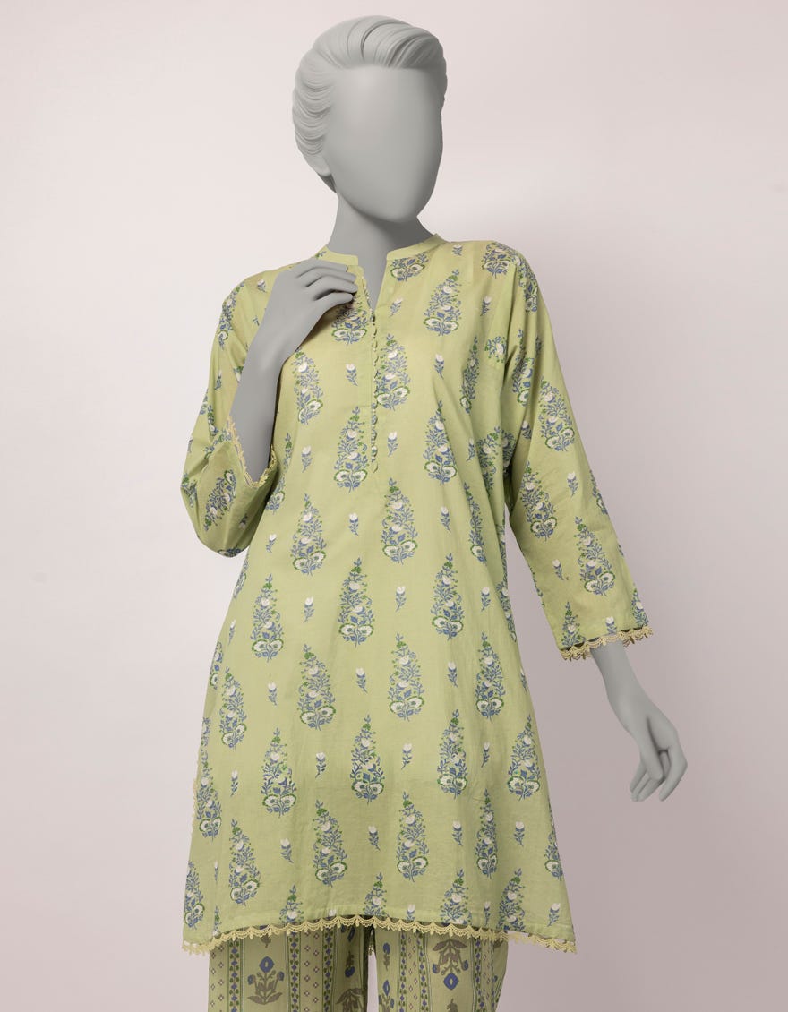 GREEN LAWN DIGITAL PRINTED STITCHED 3PC