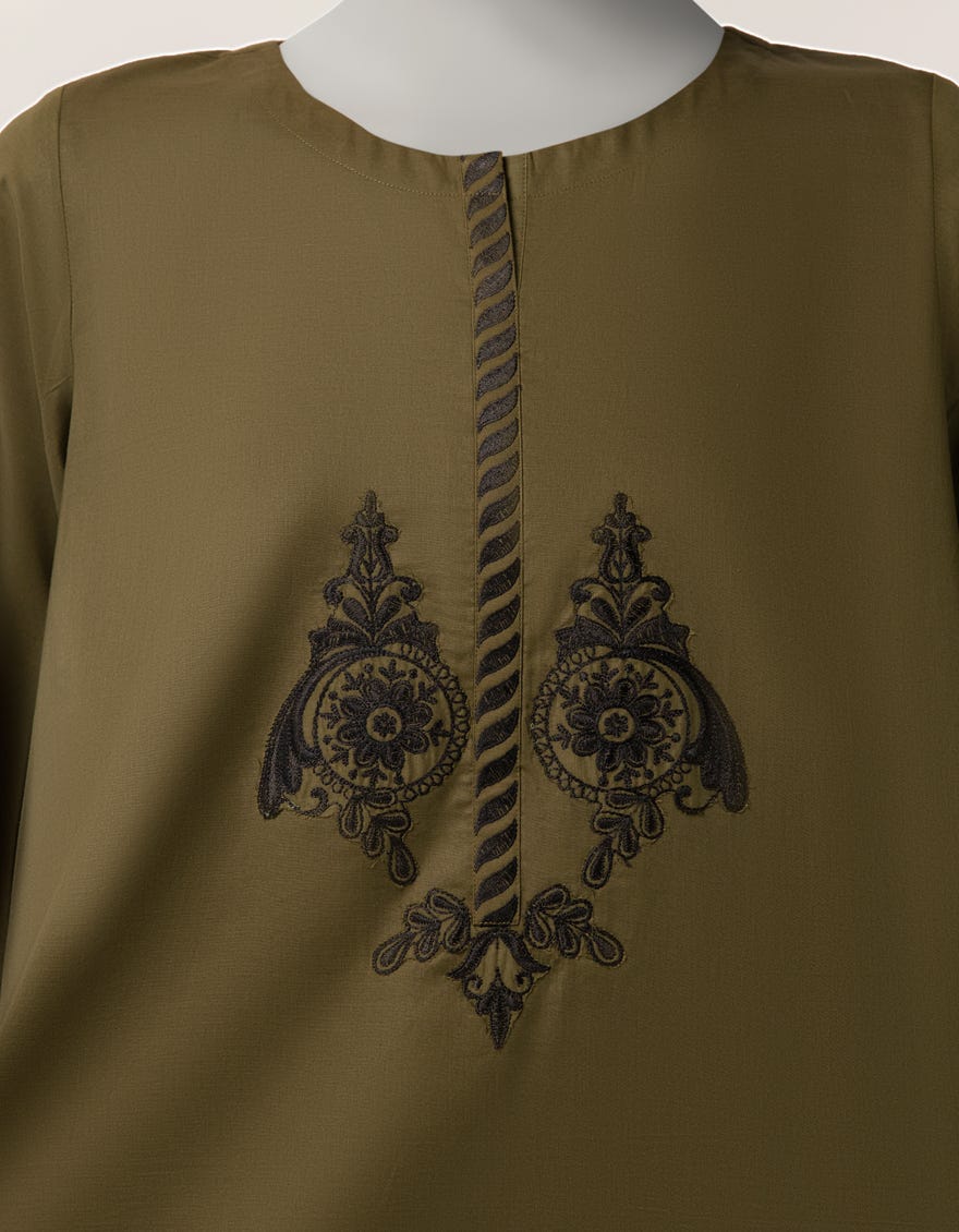 GREEN LAWN EMBROIDERED STITCHED 3PC