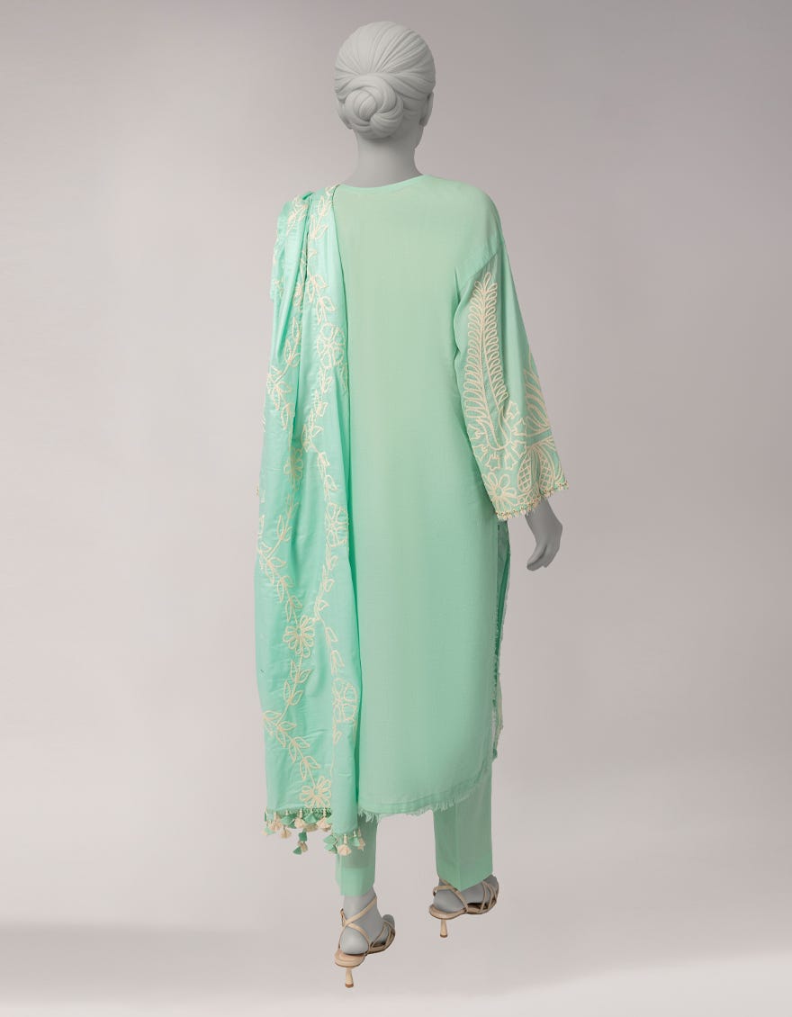 GREEN LAWN EMBROIDERED UNSTITCHED 3PC