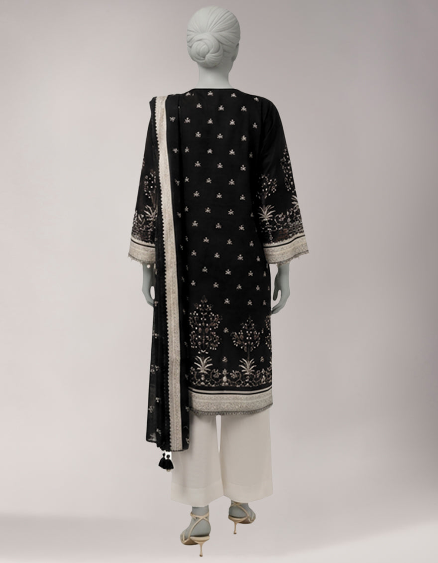 MULTICOLOR LAWN PRINTED UNSTITCHED 3PC