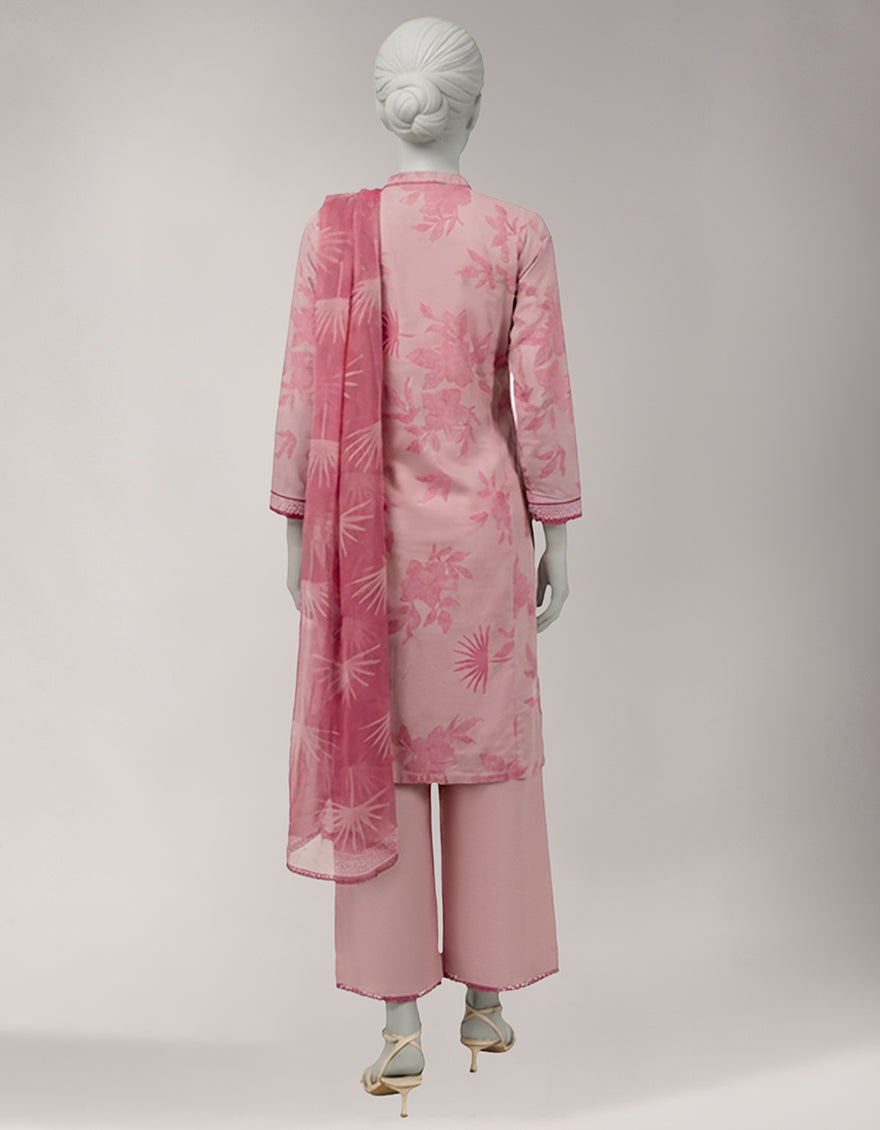 MULTICOLOR LAWN EMBROIDERED UNSTITCHED 3PC