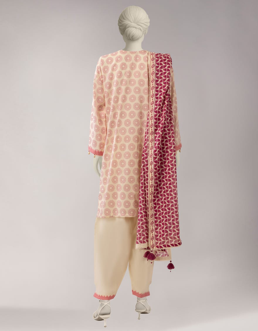 MULTICOLOR LAWN EMBROIDERED UNSTITCHED 3PC