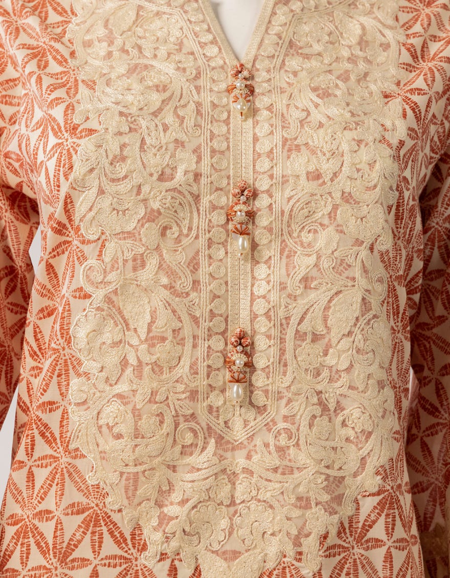 MULTICOLOR LAWN EMBROIDERED UNSTITCHED 3PC