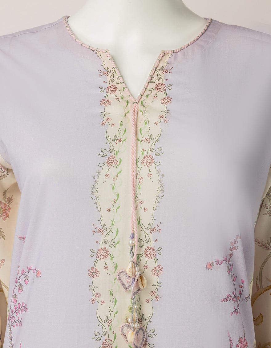 MULTICOLOR LAWN EMBROIDERED UNSTITCHED 3PC