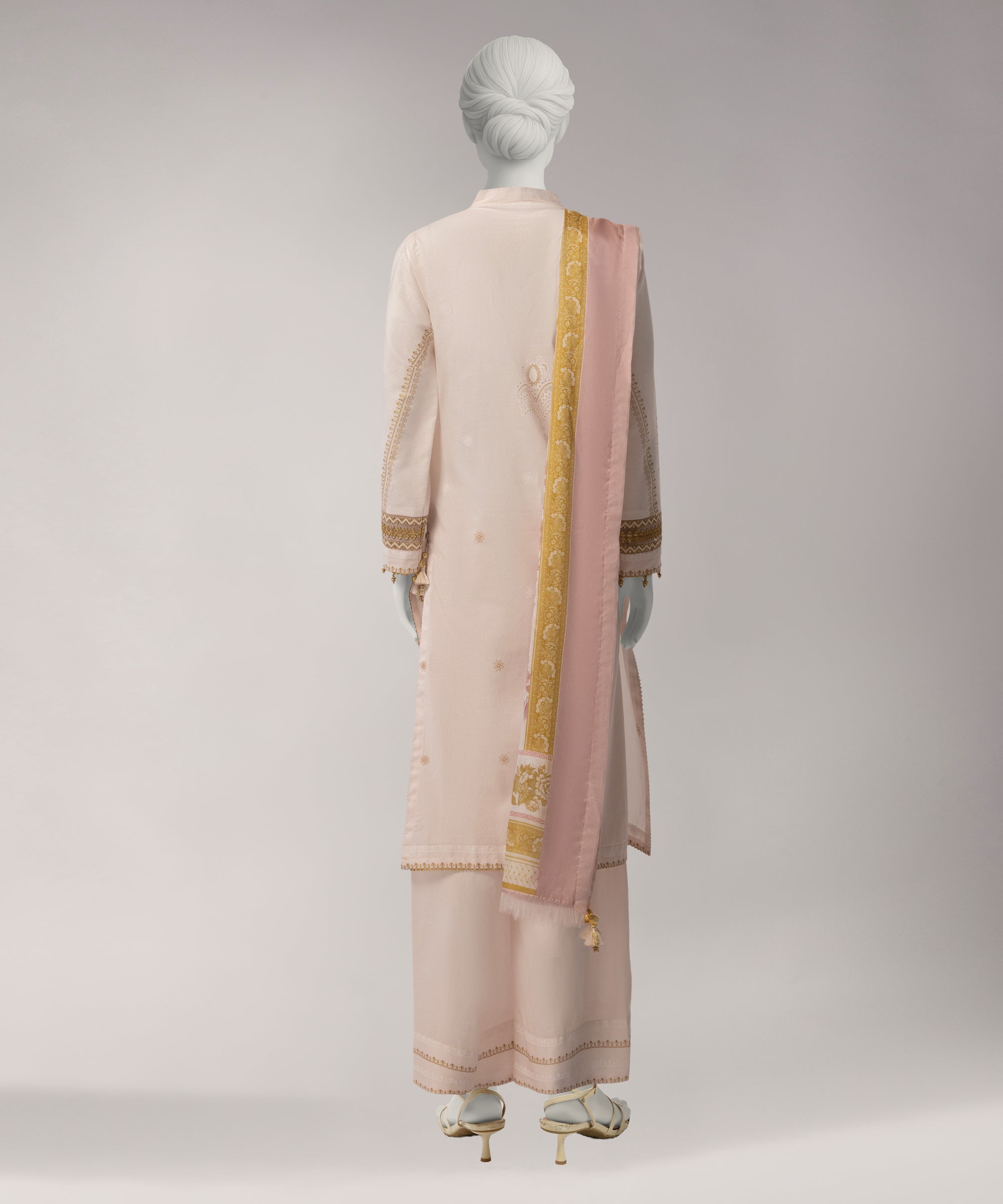 MULTICOLOR LAWN EMBROIDERED UNSTITCHED 3PC