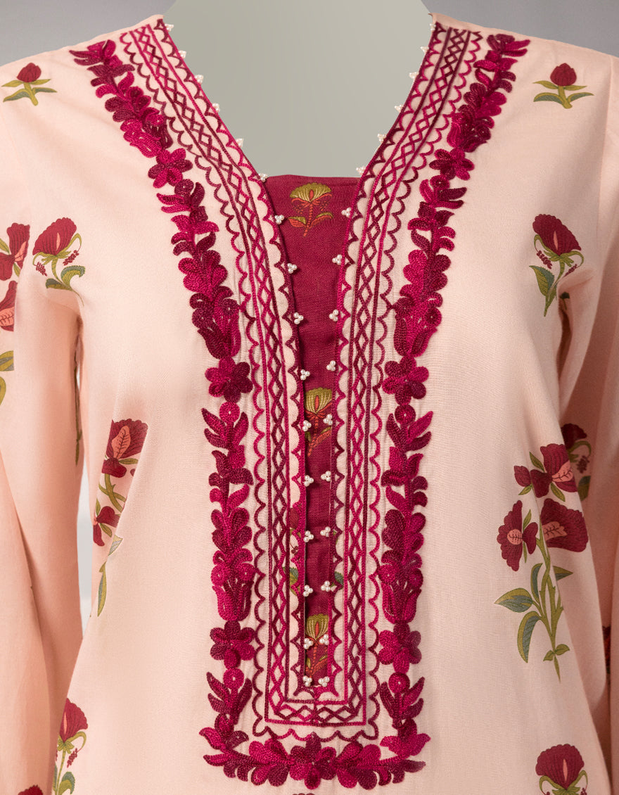 MULTICOLOR LAWN EMBROIDERED UNSTITCHED 3PC
