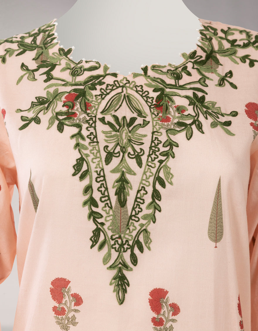 Multicolor Lawn Embroidered Unstitched 3Pc