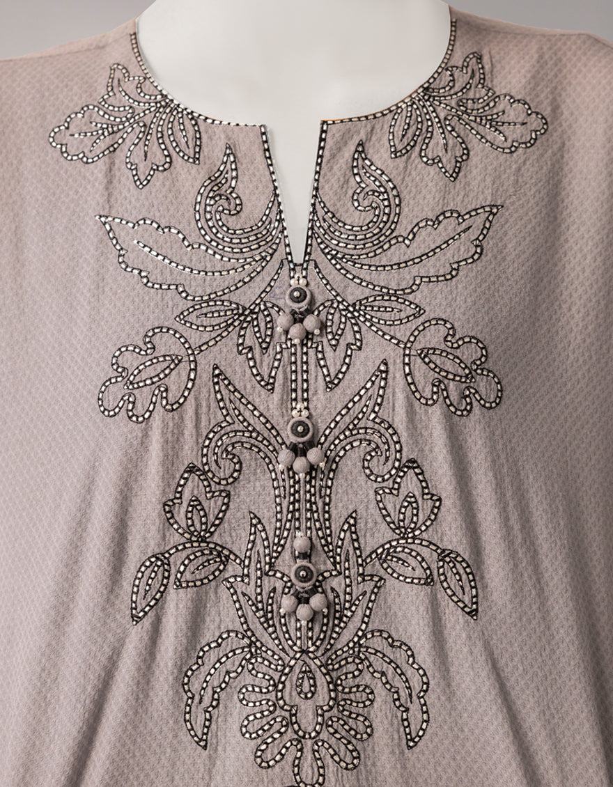 Grey Lawn Embroidered Unstitched 3Pc