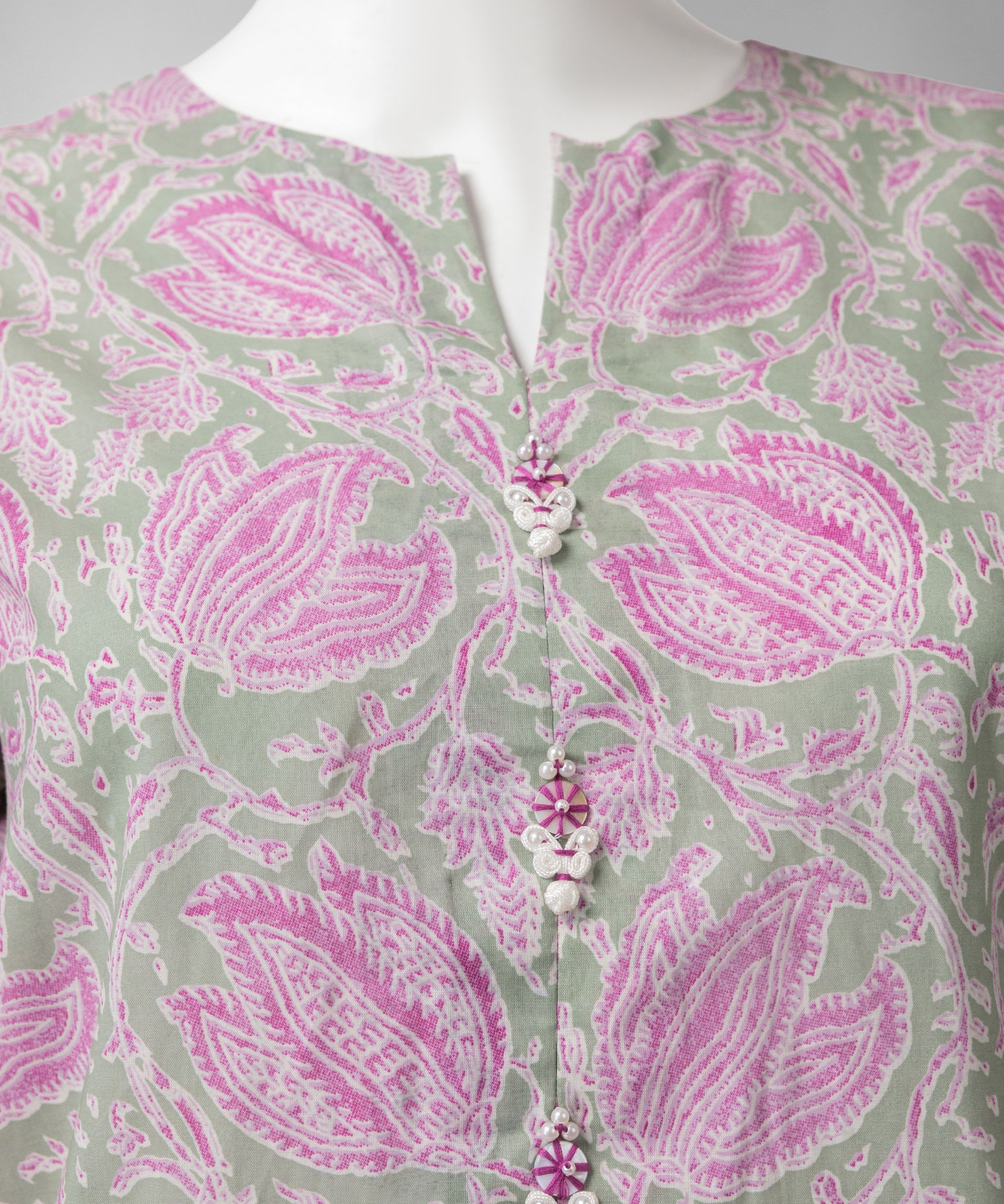 Light Green Lawn Printed Unstitched 3Pc