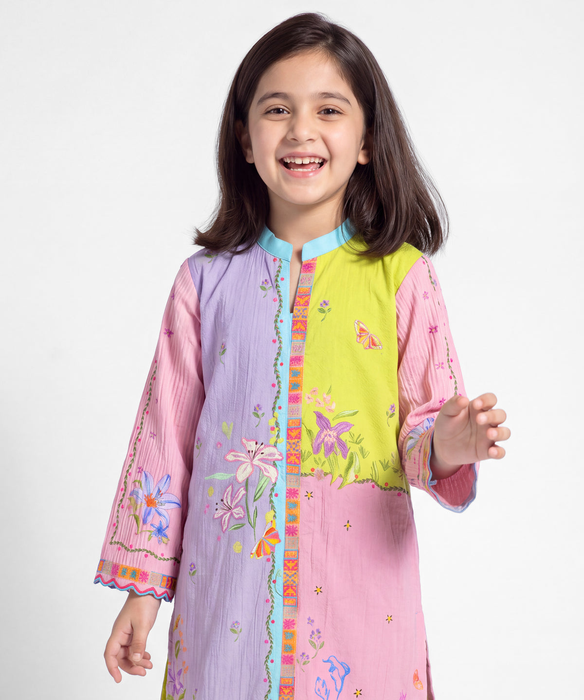 Multicolor Digital Printed Seersucker Stitched 2Pc