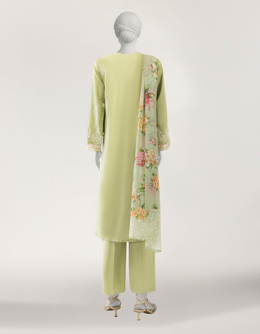 GREEN LAWN SCHIFFLI STITCHED 3PC